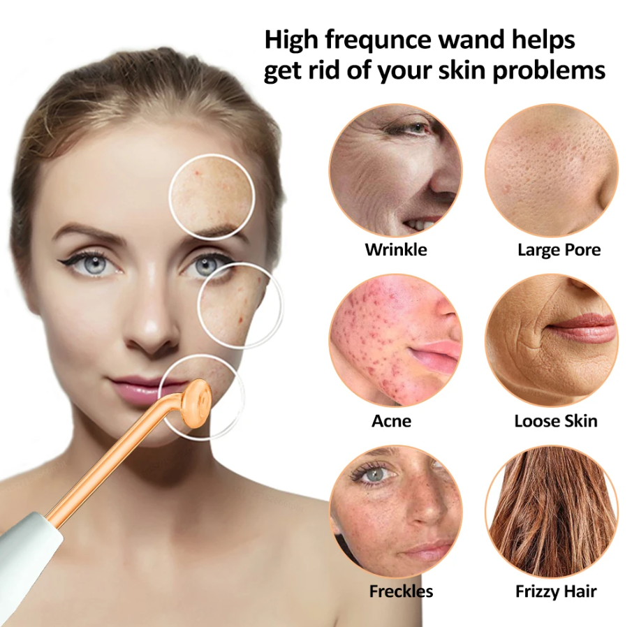 Ulmars™ High Frequency Facial Machine - Skin Hair Therapy Wand