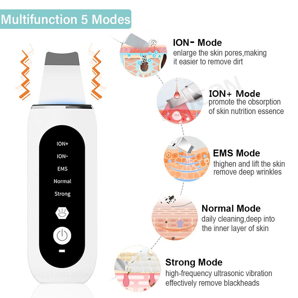 Ulmars™ Ultrasonic Skin Scrubber