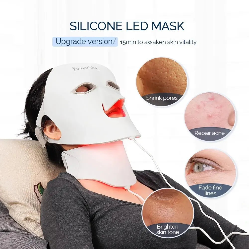 7 Colors LED Face Mask